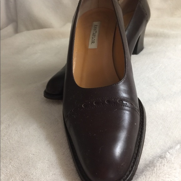 Ann Taylor Leather Heels - Picture 1 of 5